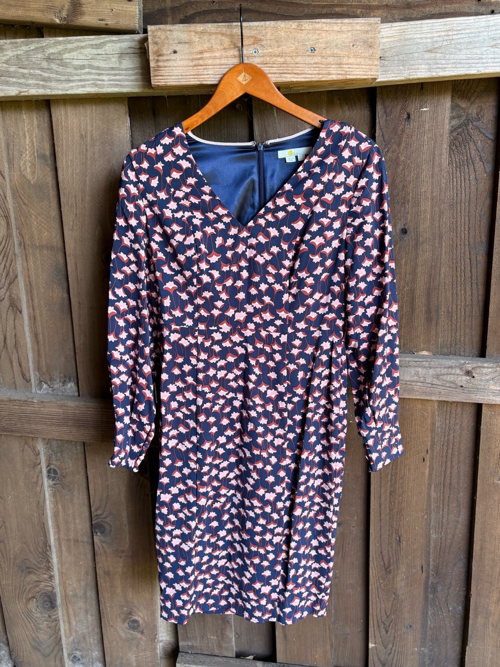 Boden Hannah Crocus Floral Sheath Dress